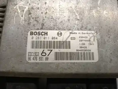 Peça sobressalente para automóvel em segunda mão centralina de motor uce por citroen xsara picasso (n68) 2.0 hdi referências oem iam 9647693180 0281011084 bosch 