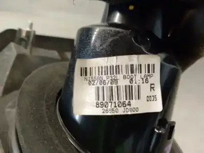 Автозапчастина б/у правий ліхтар для nissan qashqai / qashqai +2 i (j10, nj10, jj10e) 1.5 dci посилання на oem iam 26550jd800  26550jd800