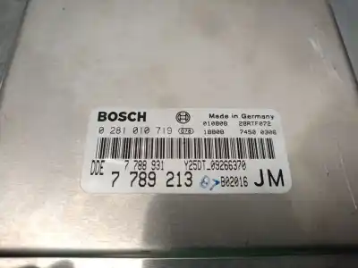 Автозапчастина б/у ебу контролер двигуна для opel omega b (v94) 2.5 dti (f69, m69, p69) посилання на oem iam 7789213 0281010719 bosch 