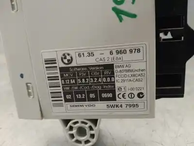 Second-hand car spare part electronic module for bmw serie 5 touring (e61) 2.5 cat oem iam references 61356960978 5wk47995 siemens 