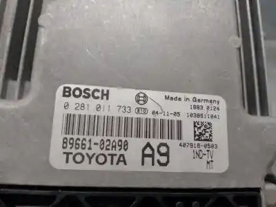 Second-hand car spare part ecu engine control for toyota corolla (_e12_) 1.4 d (nde120_) oem iam references 8966102a90 0281011733 bosch 