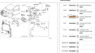 Pezzo di ricambio per auto di seconda mano tubo per toyota auris (_e15_) 1.4 d-4d (nde150_) riferimenti oem iam 8870402610