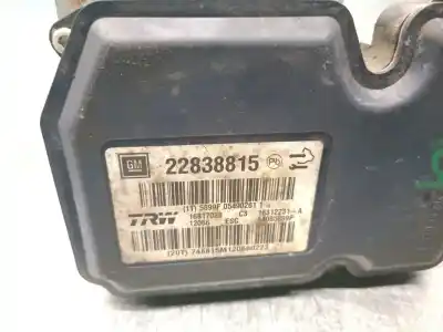 Автозапчастина б/у абс для opel insignia a (g09) 2.0 cdti (68) посилання на oem iam 22838815 22838815 trw 