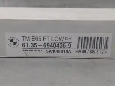 Автозапчастина б/у електронний модуль для bmw 7 (e65, e66, e67) 730 d посилання на oem iam 613569404369 siemens vdo 5wk48019a 