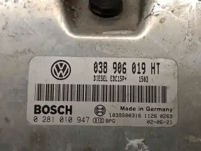 Piesă de schimb auto la mâna a doua unitate de control motor ecu pentru seat ibiza (6l1) 1.9 tdi referințe oem iam 038906019ht 0281010947 bosch 