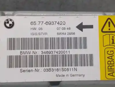 Автозапчастина б/у блок управління подушками безпеки для bmw 7 (e65, e66, e67) 730 d посилання на oem iam 65776937420 tvr 5wk42956 