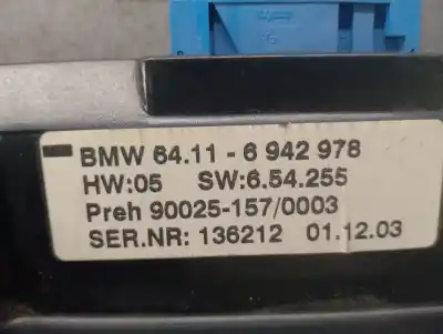 Автозапчасти б/у отопление / кондиционирование воздуха за bmw 7 (e65, e66, e67) 730 d ссылки oem iam 64116942978  64116953186