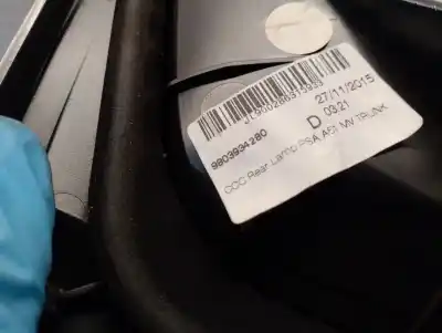 Pezzo di ricambio per auto di seconda mano luci posteriori destra per citroen c3 ii (sc_) 1.0 vti 68 riferimenti oem iam 9803934280  