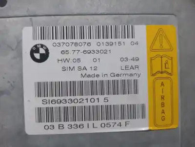 Second-hand car spare part airbag control unit for bmw 7 (e65, e66, e67) 730 d oem iam references 65776933021 lear si6933021015 