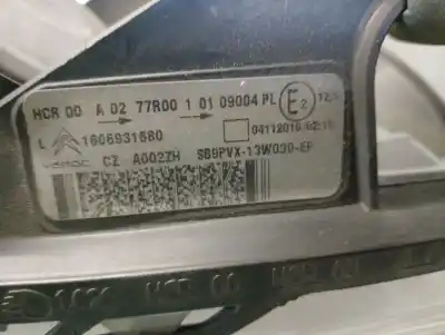 Peça sobressalente para automóvel em segunda mão farol / farolim esquerdo por citroen c3 ii (sc_) 1.0 vti 68 referências oem iam 1606931680  1606931680