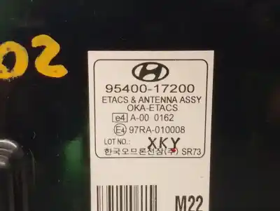 Piesă de schimb auto la mâna a doua unitate de control imobilizare pentru hyundai matrix (fc) 1.6 cat referințe oem iam 9540017200 etacs 97ra010008 