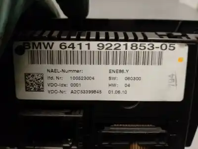 Автозапчастина б/у клімат-контроль для bmw 3 (e90) 320 d посилання на oem iam 64119221853 a2c53399845 vdo 64119292263