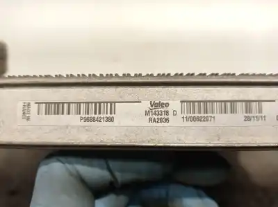 Автозапчастина б/у водяний радіатор для citroen c5 iii (rd_) 1.6 hdi 110 посилання на oem iam 9688421380 m143318d valeo 