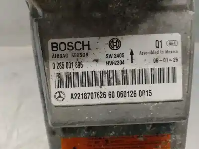 Автозапчасти б/у блок управления подушками безопасности за mercedes-benz clase s (w221) berlina 3.0 cdi cat ссылки oem iam a2218707626 0285001896 bosch 