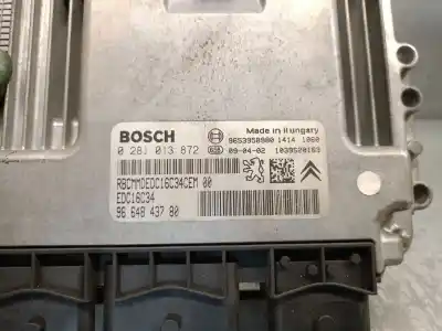 Gebrauchtes Autoersatzteil ecu-motorsteuergerät uce motorsteuergerät zum peugeot 207/207+ (wa_, wc_) 1.6 hdi oem-iam-referenzen 9664843780 0281013872 bosch 