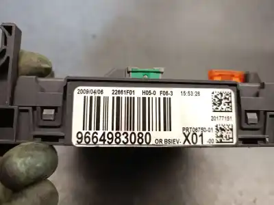 Peça sobressalente para automóvel em segunda mão caixa de fusíveis e relés por peugeot 207/207+ (wa_, wc_) 1.6 hdi referências oem iam 9664983080  