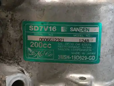 Second-hand car spare part air conditioning compressor for mazda 3 (bk) 1.6 di turbo oem iam references 3m5h19d629gd 1248 sanden bp8f61450b