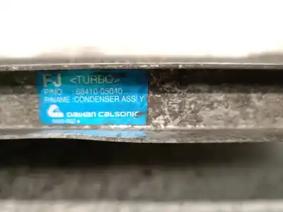Peça sobressalente para automóvel em segunda mão condensador / radiador de ar condicionado por ssangyong musso 2.9 tdi grand lux referências oem iam 6841005040 6856052 daihan calsonic 6841005030 - 6841005060