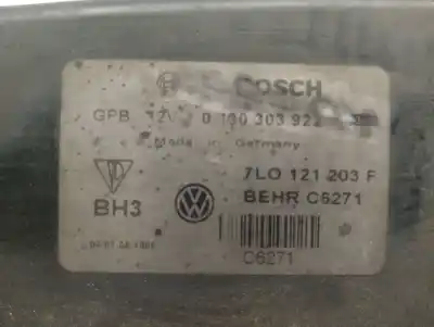 Автозапчастина б/у електро вентилятор для volkswagen touareg (7la, 7l6, 7l7) 2.5 r5 tdi посилання на oem iam 7l0121203f bosch 0130303922 