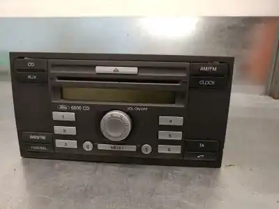 Second-hand car spare part audio system / radio cd for ford fiesta (cbk) 1.4 tdci cat oem iam references 6s6118c815ah