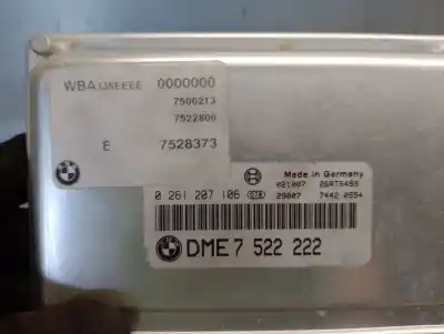 Автозапчастина б/у ебу контролер двигуна для bmw x5 (e53) 4.4i automático посилання на oem iam 7522222 0261207106 bosch 7528373