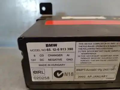 Peça sobressalente para automóvel em segunda mão sistema de áudio / rádio cd por bmw x5 (e53) 4.4i automático referências oem iam 65126913390  