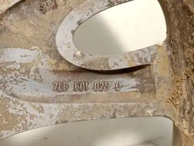 Second-hand car spare part rim for volkswagen touareg (7la, 7l6, 7l7) 3.0 v6 tdi oem iam references 7l6601025q aluminio 5p r209jx20h2et60