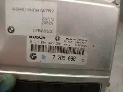 Pezzo di ricambio per auto di seconda mano centralina motore per bmw 3 (e46) 320 d riferimenti oem iam 7785098 0281001445 bosch 