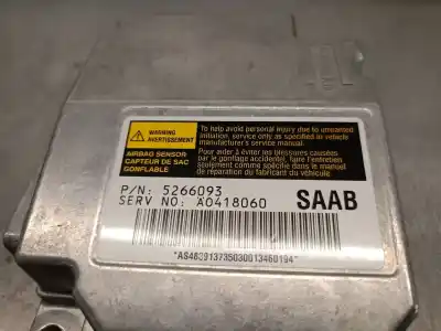 Peça sobressalente para automóvel em segunda mão centralina de airbag por saab 9-5 (ys3e) 3.0 tid referências oem iam 5266093 a0418060 