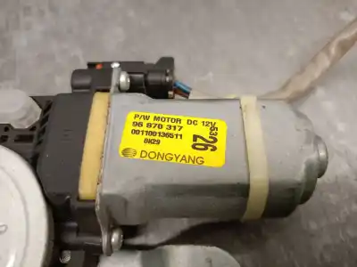 Second-hand car spare part passenger side right window regulator for chevrolet aveo 1.2 cat oem iam references 96870317  