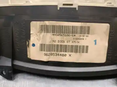 Pièce détachée automobile d'occasion compteur de vitesse tableau de bord pour peugeot 406 (8b) 1.9 td références oem iam 9628534480  6101e3