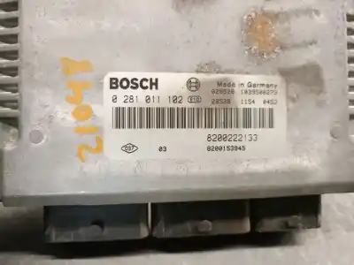 İkinci el araba yedek parçası ecu motor kontrol cihazi için renault scénic i monospace (ja0/1_, fa0_) 1.9 dci (ja05, ja1f) oem iam referansları 8200222133 0281011102 bosch 