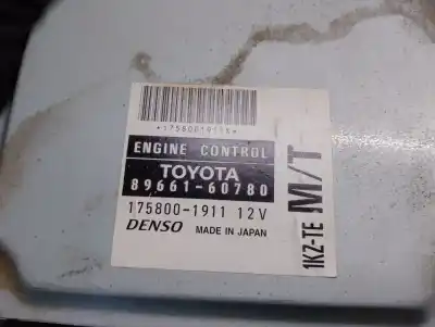 Pièce détachée automobile d'occasion calculateur moteur ecu pour toyota land cruiser 90 (_j9_) 3.0 td (kzj90, kzj95) références oem iam 8966160780  1758001911