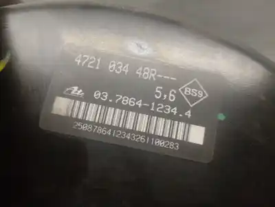 Автозапчастина б/у гальмівний серво для renault modus / grand modus (f/jp0_) 1.5 dci 90 посилання на oem iam 472103448r 03786412344 472101465r