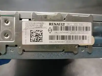 Автозапчастина б/у аудіо система / радіо cd для renault modus / grand modus (f/jp0_) 1.5 dci 90 посилання на oem iam 281152503rc  8200485081