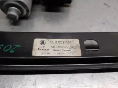 Автозапчасти б/у регулятор стекла заднего левого за skoda octavia iii (5e3, nl3, nr3) 1.6 tdi ссылки oem iam 5e0839461  