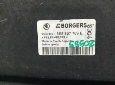 Автозапчастина б/у задній лоток для skoda octavia iii (5e3, nl3, nr3) 1.6 tdi посилання на oem iam 5e5867769e  