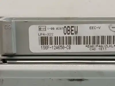 Автозапчастина б/у ебу контролер двигуна для ford fiesta iv (ja_, jb_) 1.3 i посилання на oem iam 1s6f12a650cb  