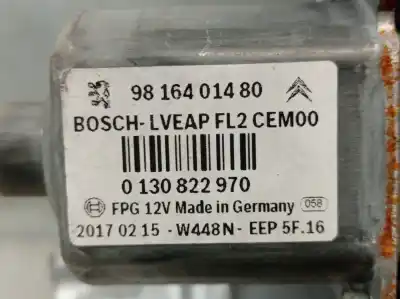 Pezzo di ricambio per auto di seconda mano alzacristalli posteriore destro per peugeot 2008 i (cu_) 1.2 thp 110 / puretech 110 riferimenti oem iam 9816402280 0130822970 bosch 9816402280