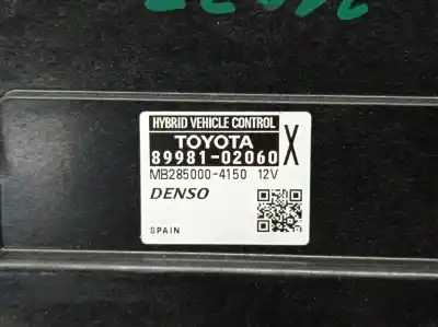 Автозапчастина б/у електронний модуль для toyota auris ranchera familiar (_e18_) 1.8 hybrid (zwe186_) посилання на oem iam 8998102060 mb2850004150 denso 