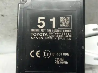 Автозапчастина б/у електронний модуль для toyota auris ranchera familiar (_e18_) 1.8 hybrid (zwe186_) посилання на oem iam 8976002151 mb1584003430 denso 