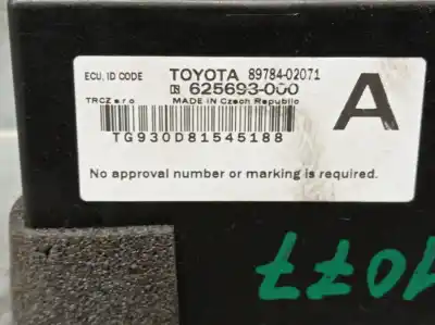 Автозапчастина б/у електронний модуль для toyota auris ranchera familiar (_e18_) 1.8 hybrid (zwe186_) посилання на oem iam 8978402071 625693000 