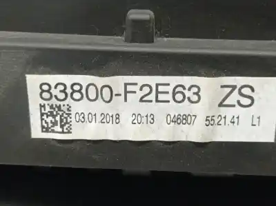 Автозапчастина б/у панель інструментів для toyota auris ranchera familiar (_e18_) 1.8 hybrid (zwe186_) посилання на oem iam 83800f2e63 a2c94485000 vdo 83800f2e63