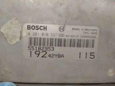 Автозапчасти б/у блок управления двигателем за fiat stilo (192_) 1.9 jtd (192_xe1a) ссылки oem iam 55182953 0281010337 bosch 