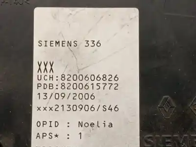 Second-hand car spare part fuse box unit for renault megane ii (bm0/1_, cm0/1_) 1.5 dci (bm1e, cm1e) oem iam references 8200606826 s118400150h siemens 