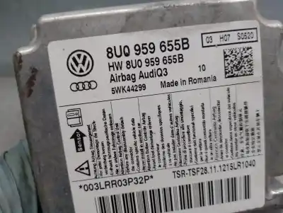 Second-hand car spare part airbag control unit for audi q3 (8ub, 8ug) 2.0 tdi quattro oem iam references 8u0959655b 5wk44299 siemens 