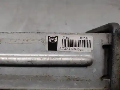 Second-hand car spare part intercooler for opel corsa d (s07) 1.3 cdti (l08, l68) oem iam references 872051000  6302080