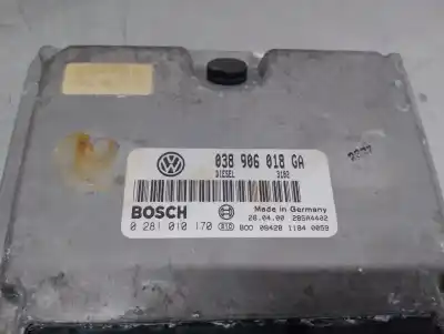 Автозапчасти б/у блок управления двигателем за vw passat b5 (3b2) 1.9 tdi ссылки oem iam 038906018ga 0281010170 bosch 