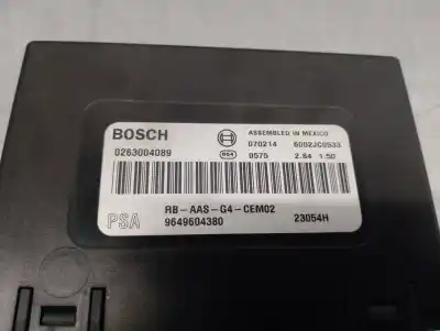 Second-hand car spare part electronic module for citroen c6 (td_) 2.7 hdi oem iam references 9649604380 0263004089 - bosch 