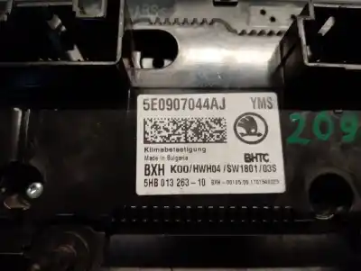 Автозапчасти б/у климат-контроль за skoda octavia iii (5e3, nl3, nr3) 1.6 tdi ссылки oem iam 5e0907044aj 5hb013263 